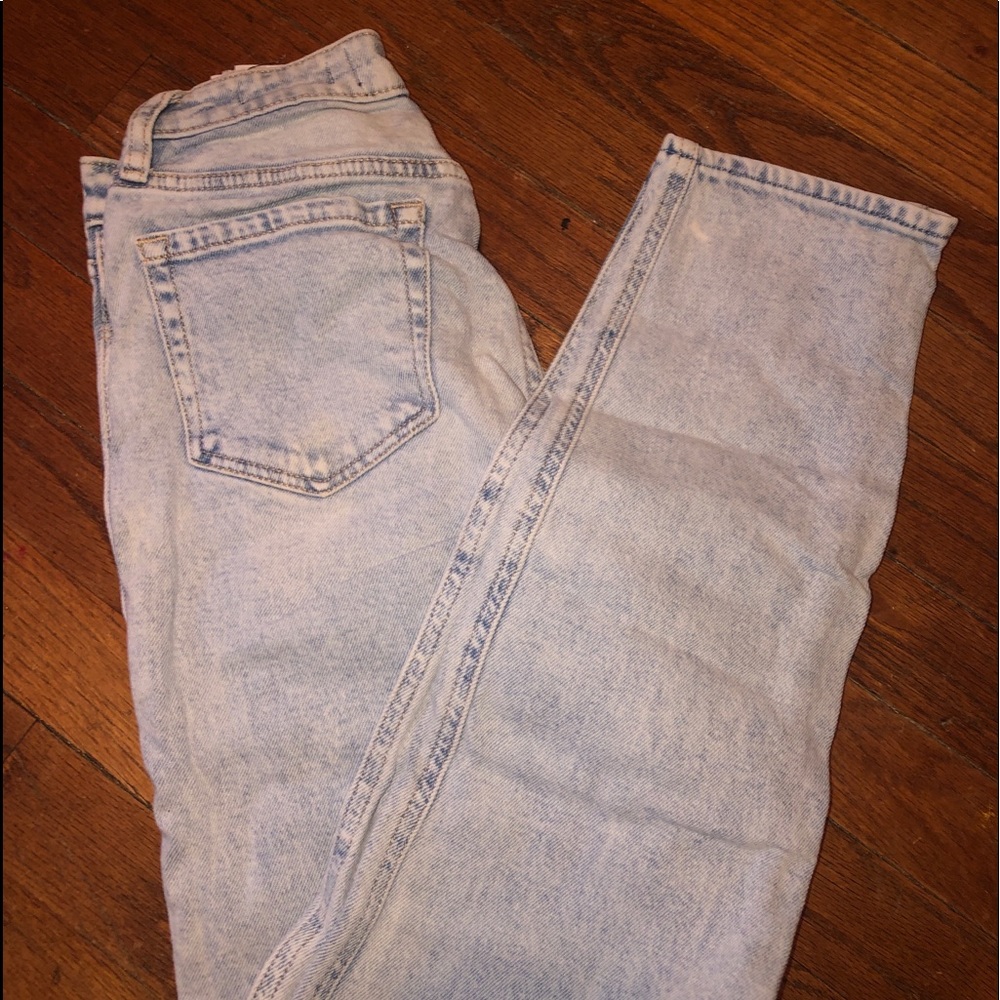 Hollister high rise mom jean